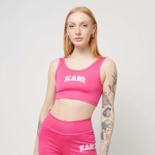 Karl kani small serif bustier top póló női rózsaszín l női póló