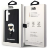 Karl Lagerfeld 3D Rubber Ikonik Samsung Galaxy S24 Tok - Fekete/Mintás (KLHCS24S3DRKINK)
