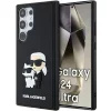 Karl Lagerfeld 3D Rubber Karl and Choupette Samsung Galaxy S24 Ultra fekete tok