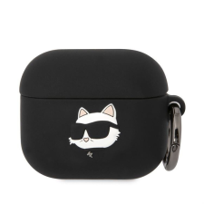 Karl Lagerfeld Apple Airpods 3 KARL LAGERFELD KLA3RUNCHK Liquid Silicon Tartó - Fekete fülhallgató, fejhallgató tok