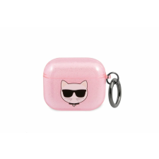 Karl Lagerfeld Apple Airpods 3 KARL LAGERFELD (KLA3UCHGP) glitter TPU tartó - rózsaszín fülhallgató, fejhallgató tok