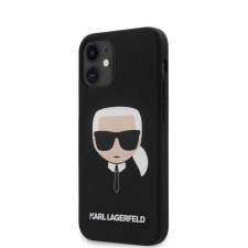 Karl Lagerfeld Apple iPhone 13 Mini KARL LAGERFELD KLHCP13SSLKHBK Liquid Silicon Hátlap - Fekete tok és táska