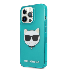 Karl Lagerfeld Apple iPhone 13 Pro KARL LAGERFELD KLHCP13LCHTRB Hátlap - Kék tok és táska
