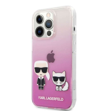 Karl Lagerfeld Apple iPhone 13 Pro KARL LAGERFELD KLHCP13LCKTRP TPU Hátlap - Rózsaszín tok és táska