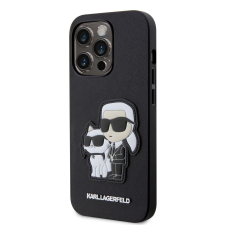 Karl Lagerfeld Apple iPhone 13 Pro KARL LAGERFELD KLHCP13LSANKCPK Hátlap - Fekete tok tok és táska