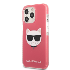 Karl Lagerfeld Apple iPhone 13 Pro KARL LAGERFELD KLHCP13LTPECPI TPU Hátlap - Rózsaszín tok és táska