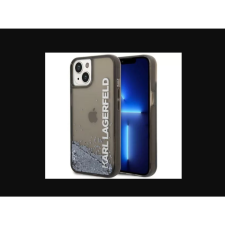 Karl Lagerfeld Apple iPhone 14 Hátlapvédő Tok - Átlátszó/Fekete (KLHCP14SLCKVK) tok és táska