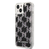 Karl Lagerfeld Apple iPhone 14 KARL LAGERFELD KLHCP14SLMNMK Liquid TPU Hátlap - Fekete