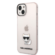 Karl Lagerfeld Apple iPhone 14 Plus KARL LAGERFELD KLHCP14MCTTRI TPU Hátlap - Rózsaszín tok és táska