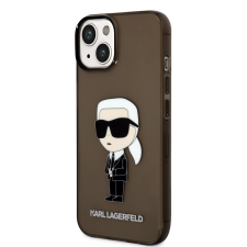 Karl Lagerfeld Apple iPhone 14 Plus KARL LAGERFELD KLHCP14MHNIKTCK TPU Hátlap - Fekete tok és táska