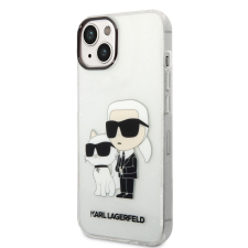 Karl Lagerfeld Apple iPhone 14 Plus KARL LAGERFELD KLHCP14MHNKCTGT Glitter Hátlap - Átlátszó tok és táska