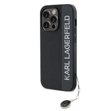 Karl Lagerfeld Apple iPhone 14 Pro KARL LAGERFELD KLHCP14LPSAKDGCK Hátlap - Fekete tok és táska
