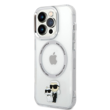 Karl Lagerfeld Apple iPhone 14 Pro KARL LAGERFELD KLHMP14LHNKCIT Magsafe TPU Hátlap - Átlátszó tok és táska