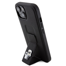 Karl Lagerfeld Apple iPhone 15 KARL LAGERFELD KLHCP15SGSAKCPK Hátlap - Fekete tok és táska