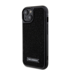 Karl Lagerfeld Apple iPhone 15 KARL LAGERFELD KLHCP15SHDSPLK Hátlap - Fekete tok és táska