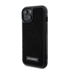 Karl Lagerfeld Apple iPhone 15 KARL LAGERFELD KLHCP15SHDSPLK Hátlap - Fekete tok és táska