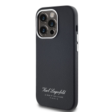 Karl Lagerfeld Apple iPhone 15 Pro KARL LAGERFELD KLHCP15LPGWCMKHK Hátlap - Fekete tok és táska
