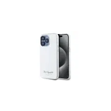 Karl Lagerfeld Apple iPhone 15 Pro Max KARL LAGERFELD KLHCP15XPGWCMKHG Hátlap - Világosszürke tok és táska