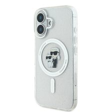 Karl Lagerfeld Apple iPhone 16 KARL LAGERFELD KLHMP16SHGKCNOT Magsafe IML Hátlap - Átlátszó tok és táska