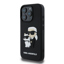 Karl Lagerfeld Apple iPhone 16 Pro KARL LAGERFELD KLHCP16L3DRKCNK Hátlap - Fekete tok és táska