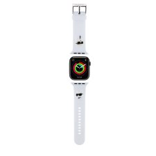 Karl Lagerfeld Apple iWatch Karl Lagerfeld KLAWMSLKCNH 42/44/45mm óraszíj - Fehér okosóra kellék