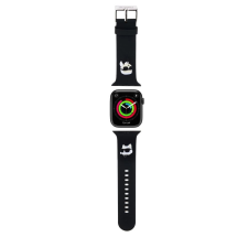 Karl Lagerfeld Apple Watch 38/40/41mm óraszíj fekete KLAWMSLKCNK (129512) (KLAWMSLKCNK) okosóra kellék