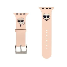 Karl Lagerfeld Apple Watch 42/ 44/ 45/ 49 mm Karl Lagerfeld Karl és Choupette óraszíj rózsaszín okosóra kellék