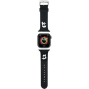 Karl Lagerfeld Apple Watch 42mm / 44mm / 45mm / 49mm óraszíj fekete KLAWLSLKCNK (KF001845)