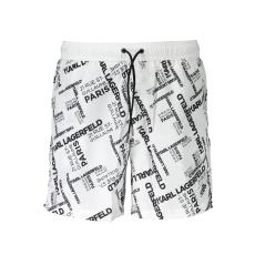 Karl lagerfeld beachwear KARL LAGERFELD FÉRFI STRANDRUHA FÜRDŐRUHA ALSÓ FEHÉR