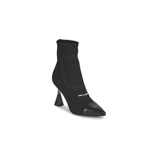 Karl Lagerfeld Bokacsizmák DEBUT Mix Knit Ankle Boot Fekete 40