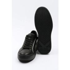 Karl Lagerfeld bőr tornacipő KRONOS 45 EU Matt fekete férfi cipő