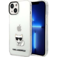Karl Lagerfeld Choupette Body Apple iPhone 14 Plus hátlap tok, átlátszó (KLD1036) tok és táska
