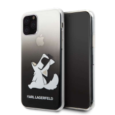 Karl Lagerfeld Choupette Fun - telefontok iPhone 11 Pro fekete tok és táska