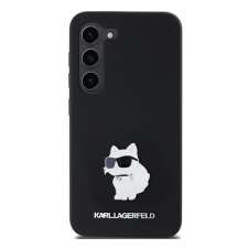 Karl Lagerfeld Choupette Metal Pin Samsung Galaxy A35 hátlap tok, fekete, KLHCSA35SMHCNPK tok és táska