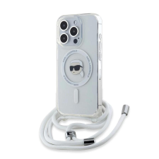 Karl Lagerfeld crossbody tok átlátszó KLHMP15LHCKHNT Apple Iphone 15 Pro készülékhez tok és táska