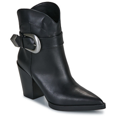 Karl Lagerfeld Csizmák KOWBOY Buckle Mid Boot Fekete 38
