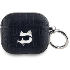 Karl Lagerfeld Embossed Choupette Head AirPods 3 fekete PU tok (KLA3PGCHPK) fülhallgató, fejhallgató tok