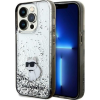 Karl Lagerfeld Eredeti Előlap KARL LAGERFELD KLHCP14LLKCNSK iPhone 14 Pro Folyékony Glitter C / Átlátszó Tok (KF001900)
