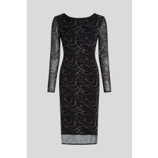 Karl Lagerfeld estélyi ruha 24ww1314 fekete XS INTL
