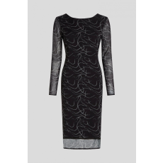Karl Lagerfeld estélyi ruha 24ww1314 XL INTL fekete
