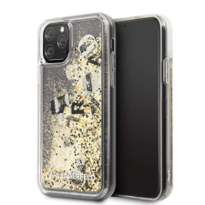 Karl Lagerfeld Glitter Liquid Floatting Charms telefontok iPhone 11 Pro (Gold Floatting Charms) tok és táska