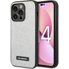 Karl Lagerfeld Glitter Plaque Apple iPhone 14 Pro hátlap tok, ezüst (KLD1111) tok és táska