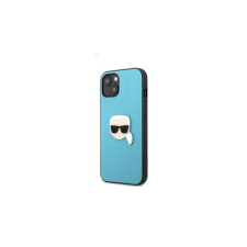 Karl Lagerfeld Head bőr hátlap tok Apple iPhone 13 mini, kék tok és táska