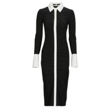 Karl Lagerfeld Hosszú ruhák LSLV POLO DRESS Fekete EU L női ruha