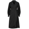 Karl Lagerfeld Hosszú ruhák WRAP SHIRT DRESS Fekete DE 34