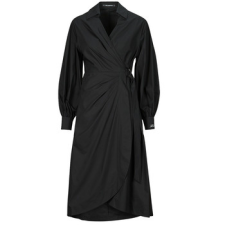 Karl Lagerfeld Hosszú ruhák WRAP SHIRT DRESS Fekete DE 34 női ruha