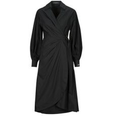 Karl Lagerfeld Hosszú ruhák WRAP SHIRT DRESS Fekete DE 36