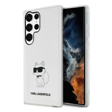 Karl Lagerfeld Ikonik Choupette Samsung Galaxy S23 Ultra, szilikon tok, átlátszó tok és táska