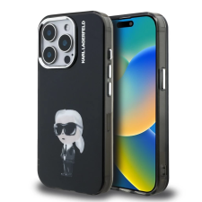 Karl Lagerfeld IML Aquarelle Karl tok iPhone 15 Pro készülékhez fekete (901837) tok és táska