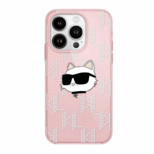 Karl Lagerfeld IML Choupette Head & Monogram tok iPhone 11 / Xr - rózsaszín tok és táska